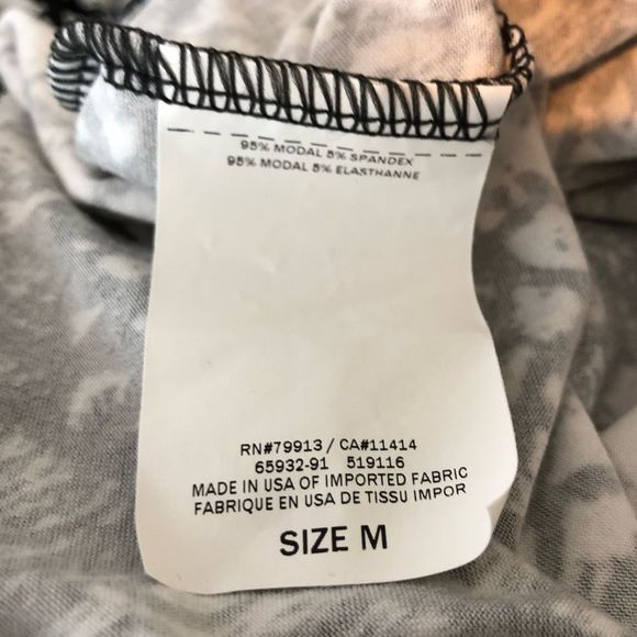 A Pea in the Pod Maternity Black White Animal Print Asymmetrical Strap Dress NWT - Picture 8 of 10